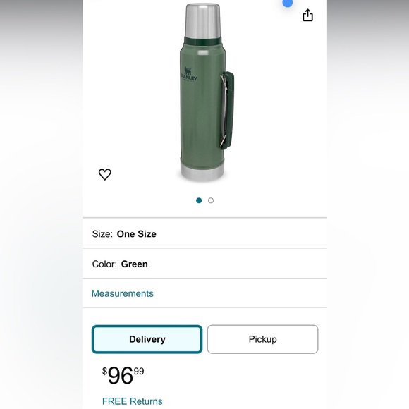 Stanley | 1 Liter Classic Vacuum Bottle - Picture 2 of 14